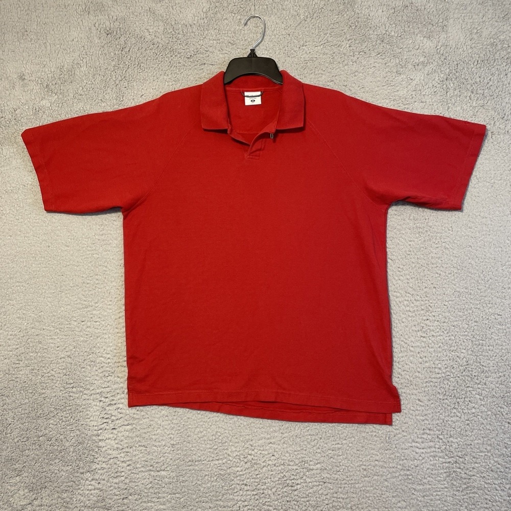 Columbia Sportswear Company Red Short Sleeve Polo Shirt Men's Size M